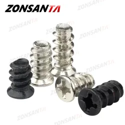 50pcs/lot M5x8mm M5x10mm M5x12mm KB Phillips Computer PC Case Cooling Fan Mount Screw Heat Dissipation Screws Fixer
