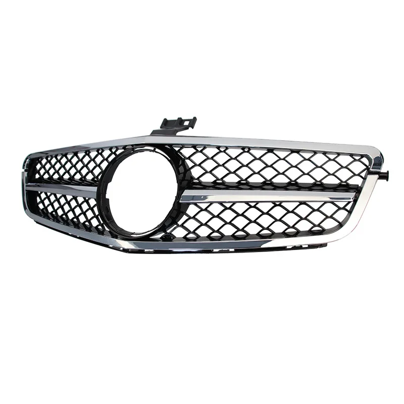 Griglia Anteriore Stile AMG per Mercedes-Benz Classe C 2008-2014 W204 C180 C200 C350 C220 CDI T-Model, Griglia da Corsa per Paraurti, Cofano, Nuova