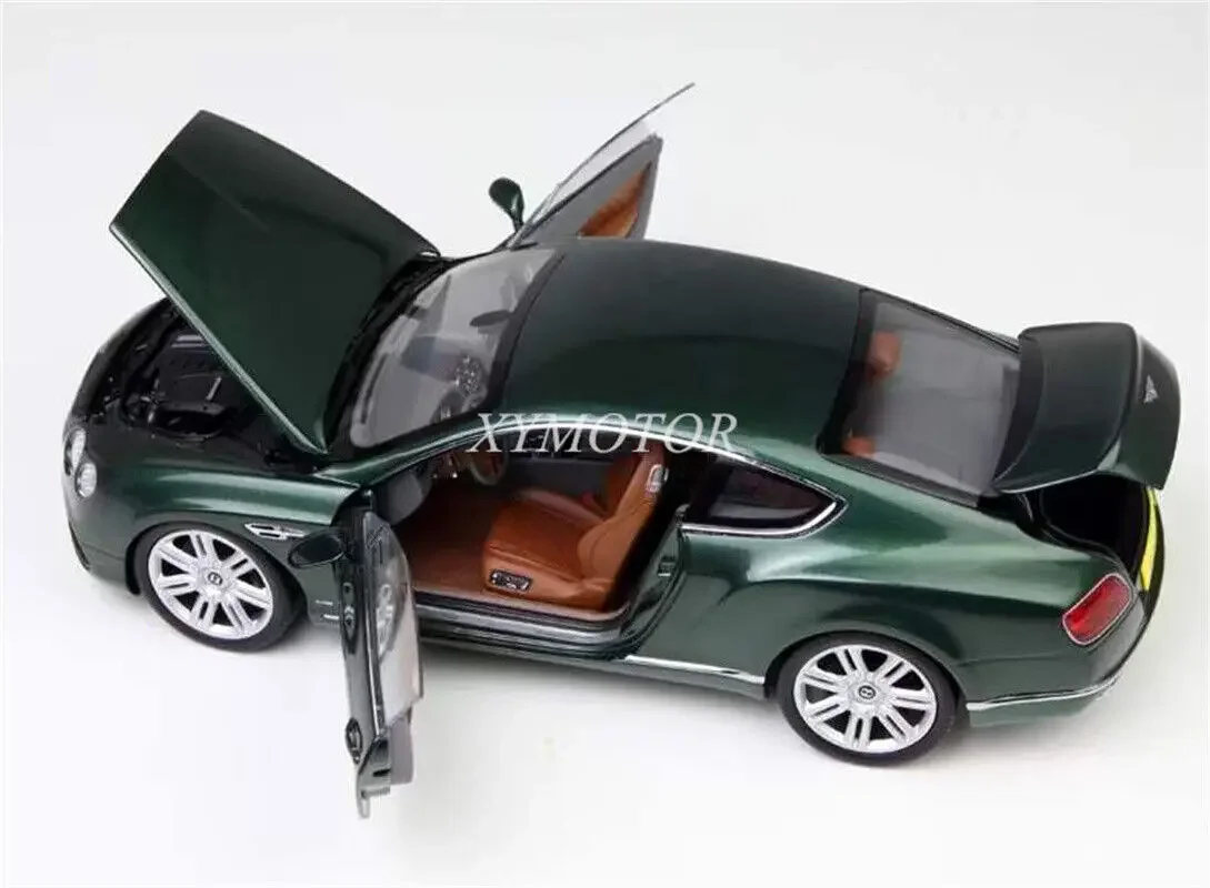 Norev 1/18 para Bentley Continental GT 2018, modelo de coche fundido a presión, regalos de exhibición de Hobby, adornos de colección verde