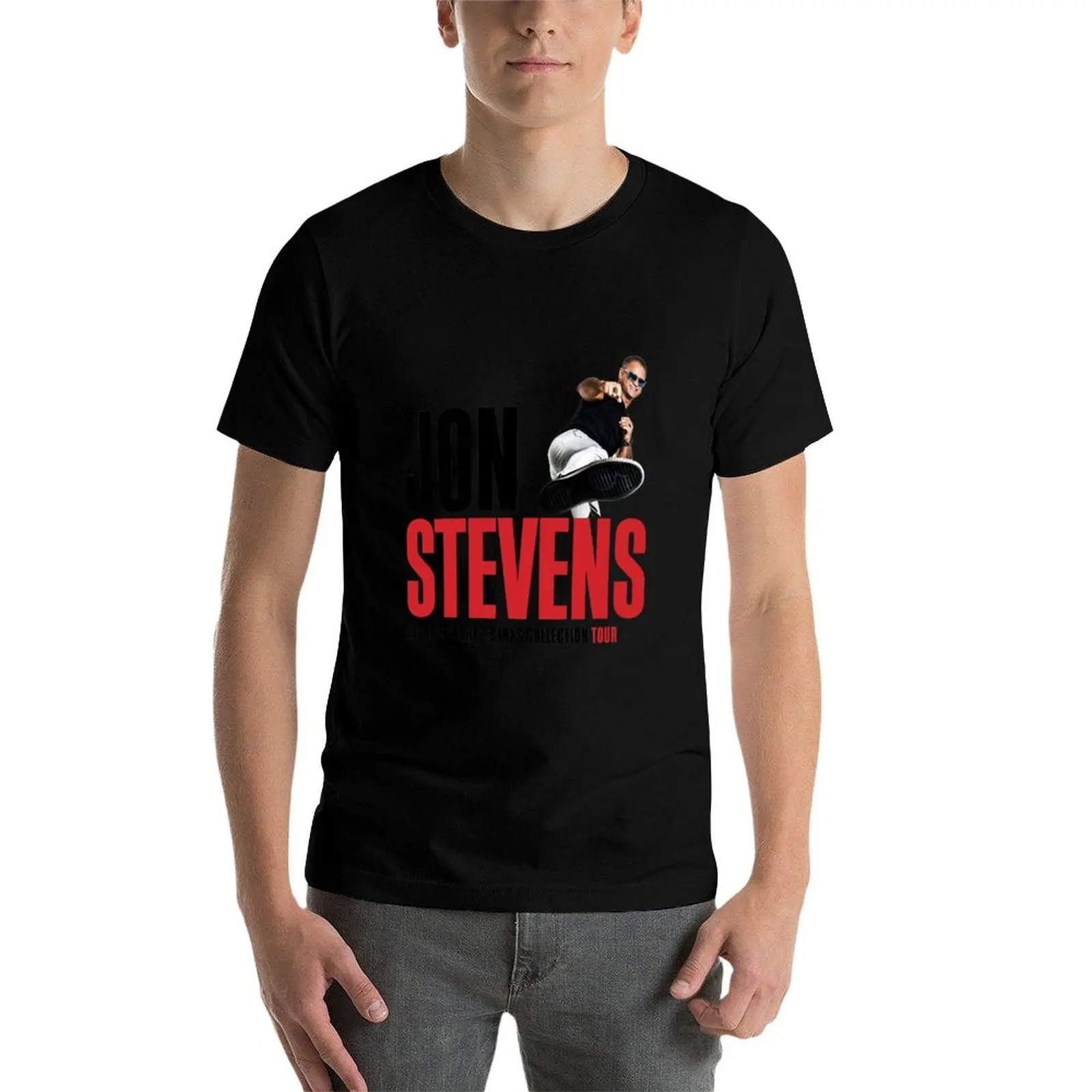 Jon Stevens | The Noiseworks & Inxs Collection Tour 2021 Power T-Shirt Uomo Magliette T-Shirt Grafica-image