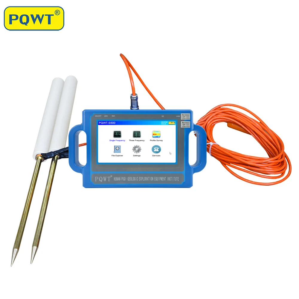 PQWT S150 Resistivity Underground Detection Machine Water Finder Device Ground Water Detector for Drilling