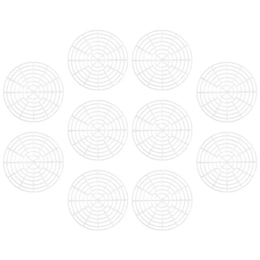 10Pcs Pickle Jar Press Plate For Kimchi Fermentation Jar Home Fermenting Weights Mesh Grid Net Sauerkraut