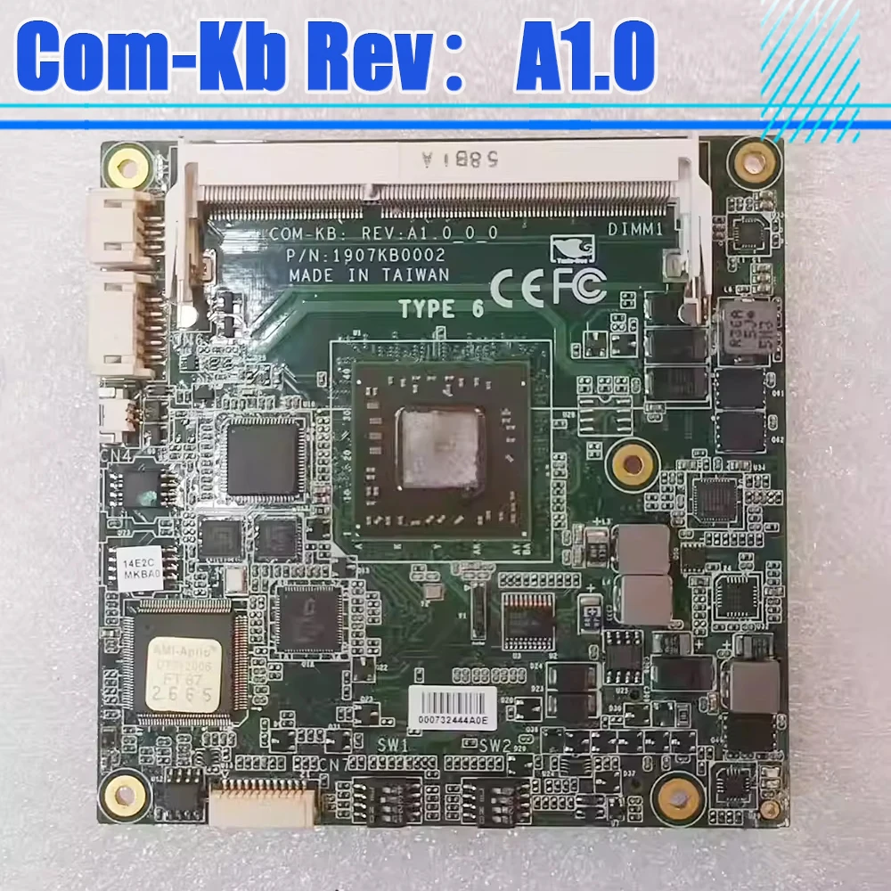 

For Aaeon Com-Kb Rev：A1.0 1907Kb0002 Multi-Functional Information Collection Card Motherboard