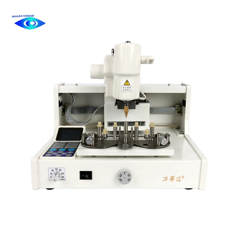 Optical Eyeglasses Processing Equipment High-precision Digital Intelligent CNC Automatic Frameless Lens Drilling Machine NH-3GS