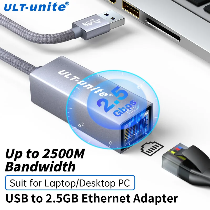 Adaptador Ethernet RJ45, convertidor USB 3,0 A Gigabit, tarjeta de red para ordenador portátil, PC, Nintendo Switch Mi Box S 3