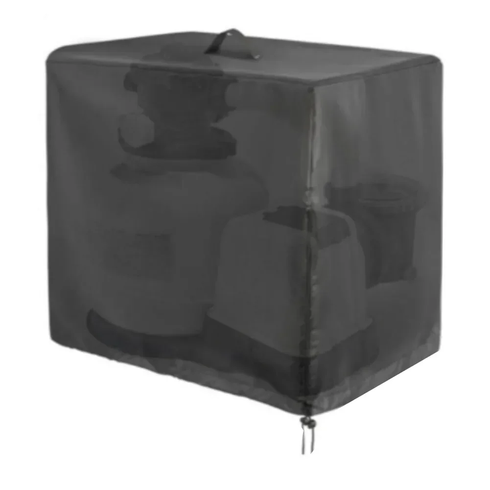 Stylish Black Design Sand Filter Cover for Intex Krystal Clear Pool Pump Enhance the Visual Appeal of Your Pool Area