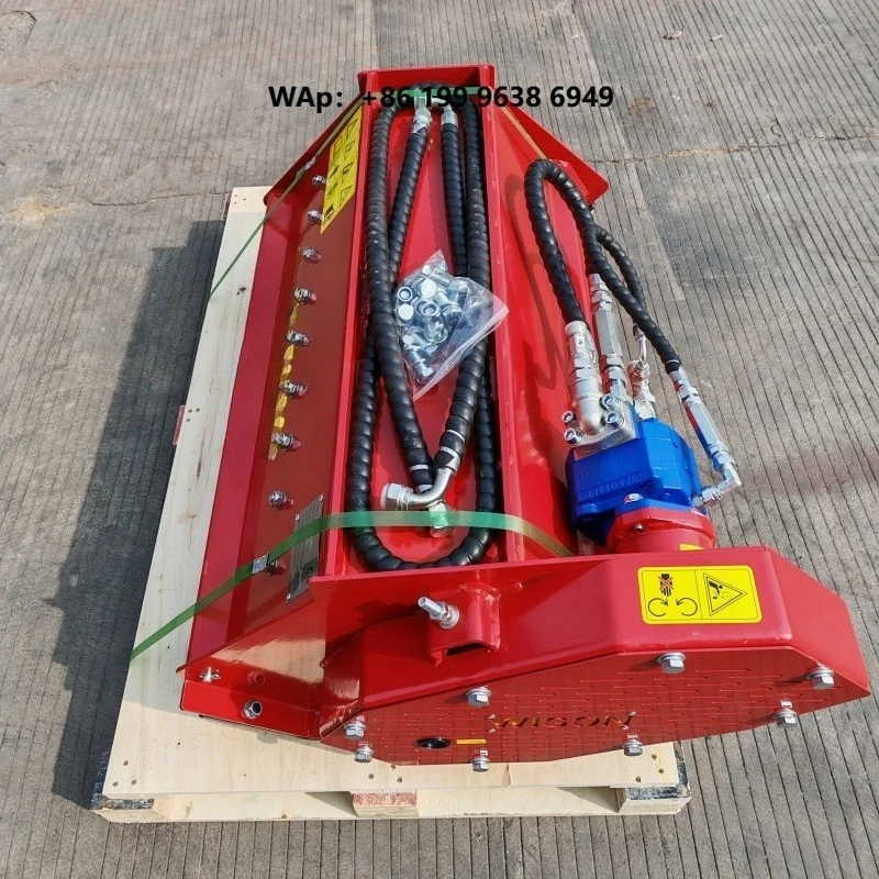 WIGON Mini Excavator Flail Mower Hedge Trimmer Slope Lawn Shrub Trimmer Landscaping Excavator Mower Customization Available