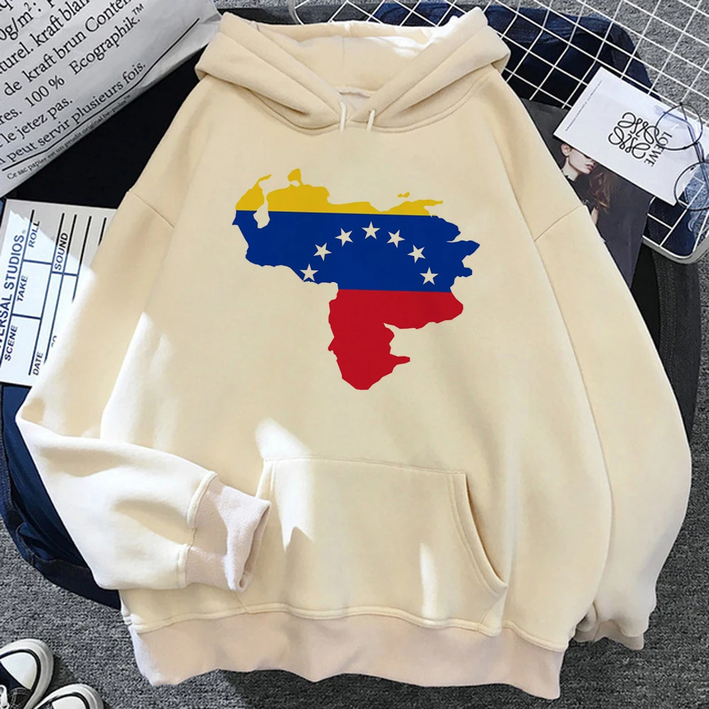 

Venezuela hoodies women 2023 Fleece gothic sweat y2k clothing women graphic sweatshirts