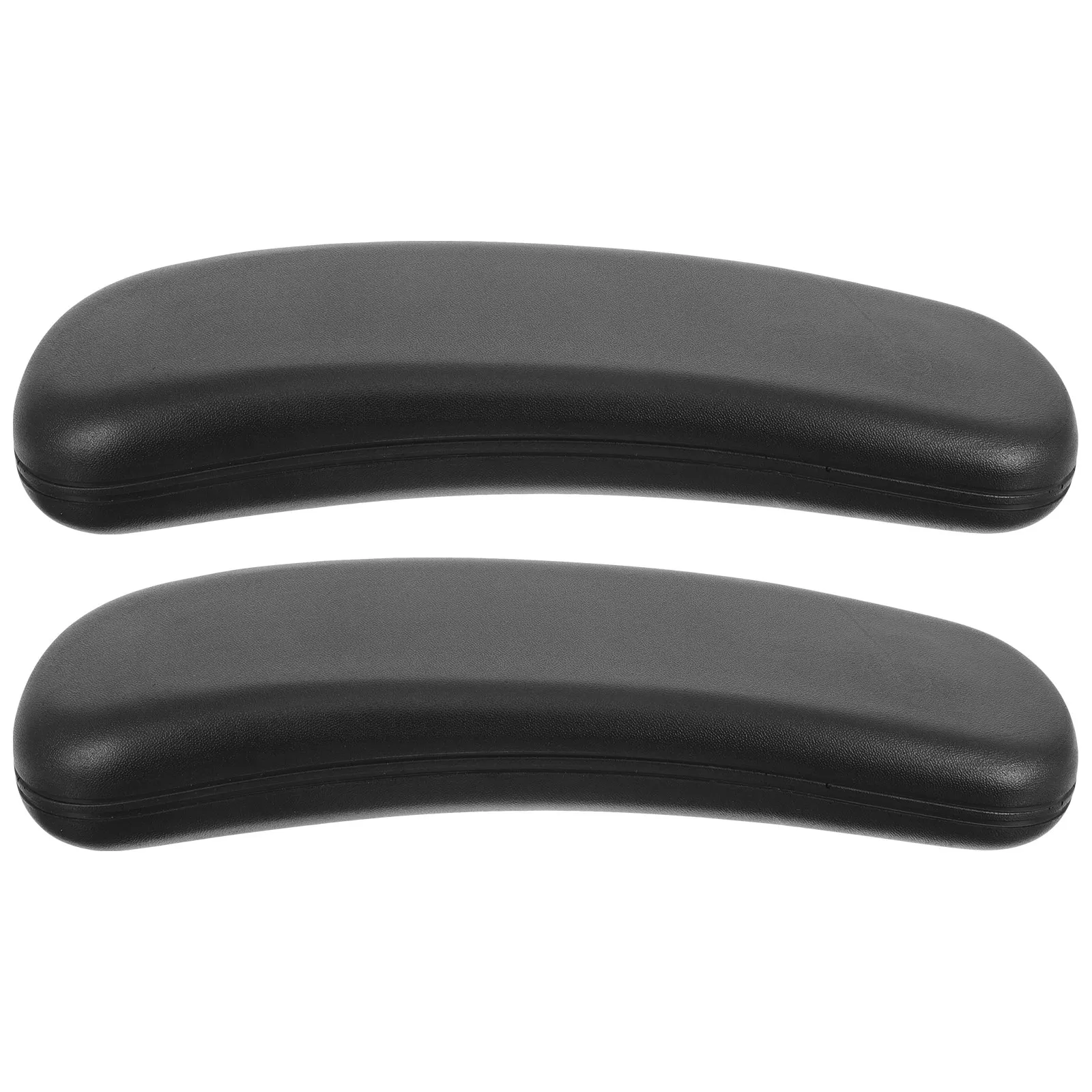 1 conjunto de almofadas para braços de cadeira de escritório, apoios de braços ergonômicos ajustáveis, material pu, base estável, alta capacidade de p