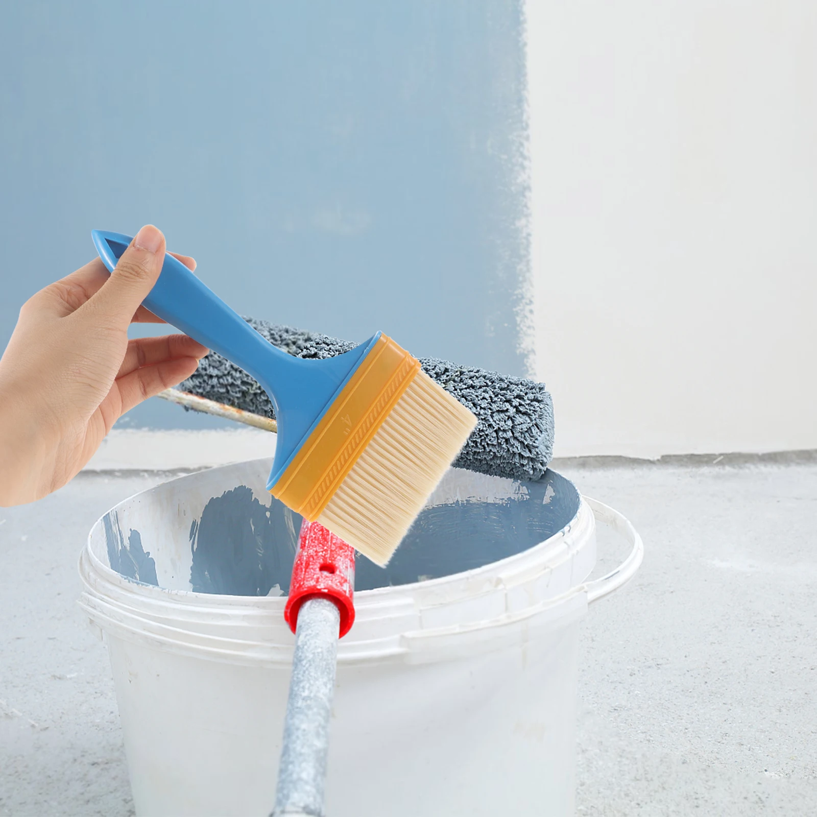 

Plastic H Brush Paint Brushes Oil Wall Furniture Home Accessory Wax Cleaning Tasks Durable Easy Clean Longlasting Fine