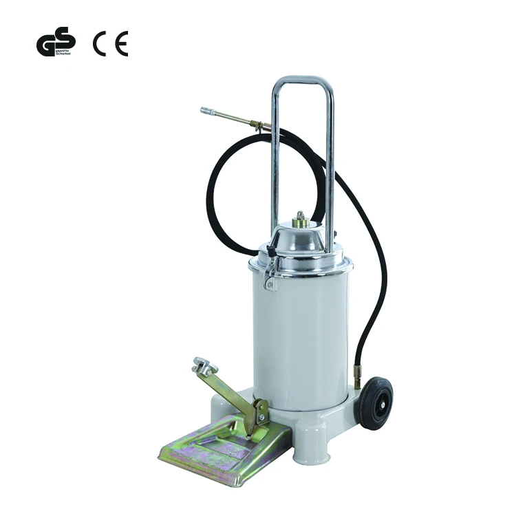 

DMECL High Pressure Manual Lubrication Grease Pump 13KG Foot Operated Grease Bucket Pump