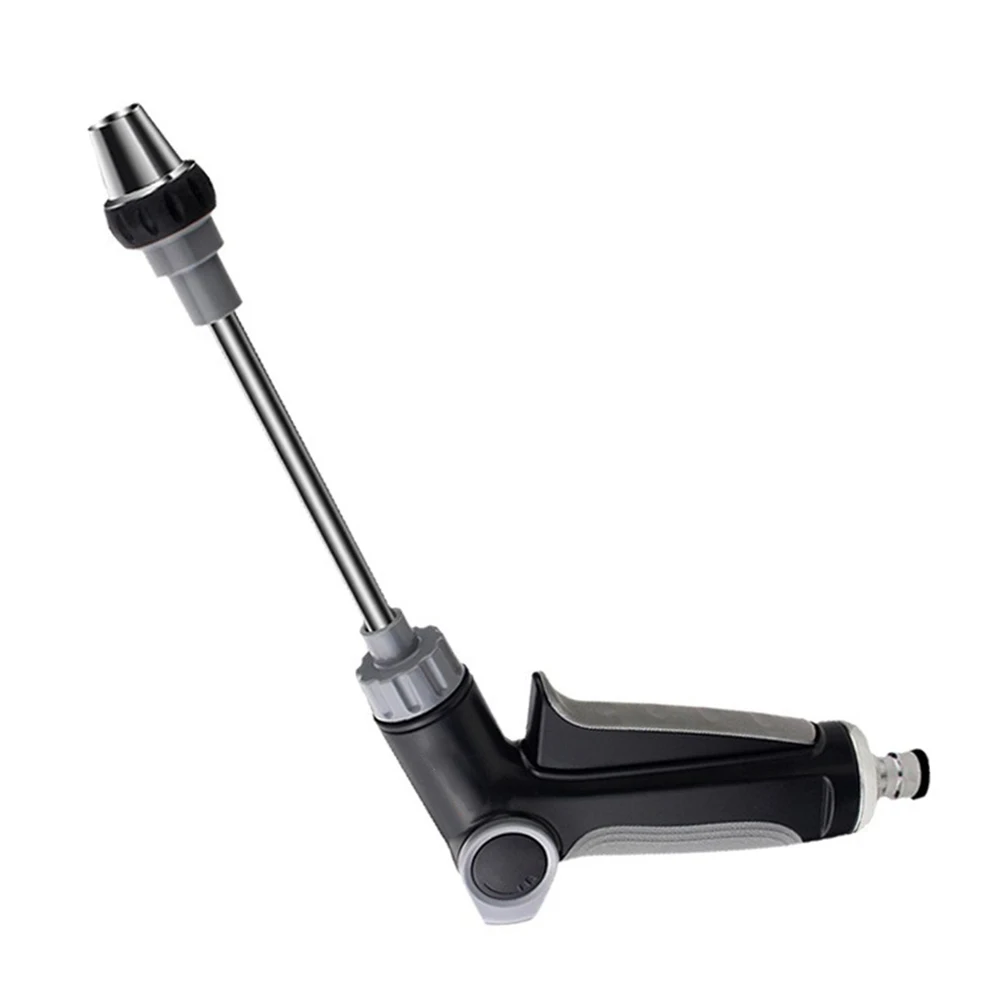 Water Pressure Enhancing Nozzle with Direct Stream and Fan Spray Options for Targeted Cleaning of Various Surfaces