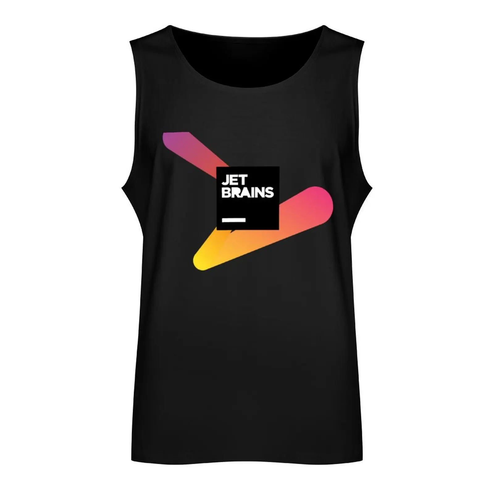 JetBrains Tank Top Fitness men clothing Sleeveless T-shirt t-shirt gym man Men's t-shirt