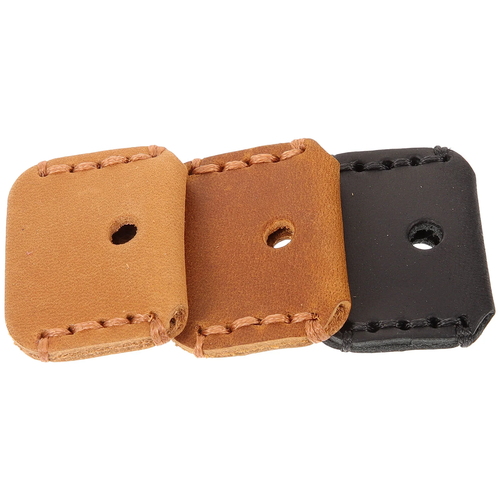 

Keychain Personalized Handmade Genuine Retro Cowhide Cover Car Creative Small Gift ( Brown Camel) Office Hook