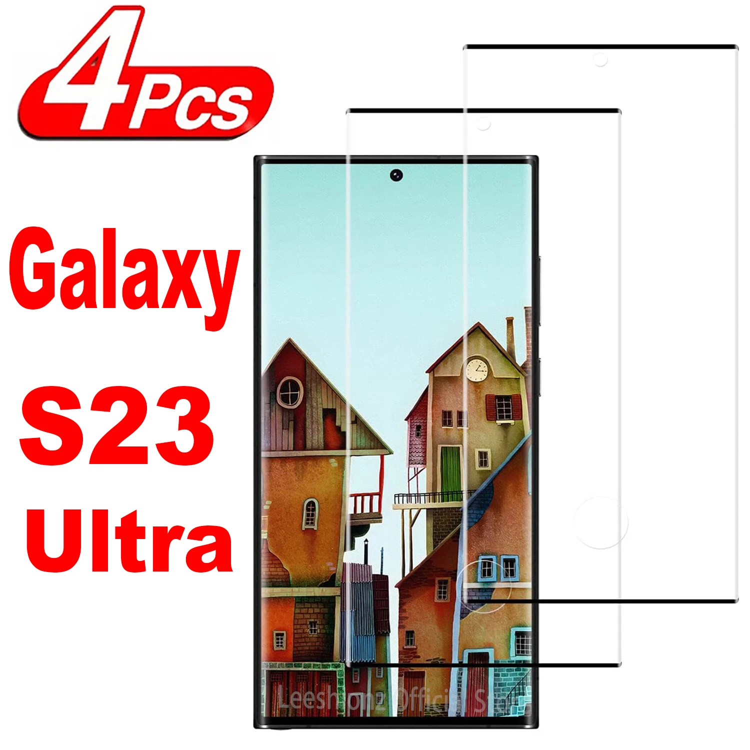 

Закаленное защитное стекло для Samsung Galaxy S23, 2/4 шт.