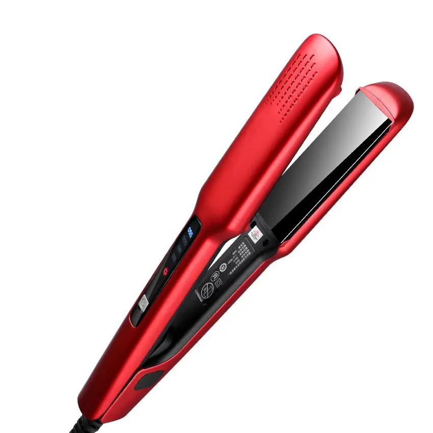 

220V Portable 2 In 1 Hair Straightener and Curler Iron Flat Anion Fast Heating 4 Modes Temperature Control Hair Styling Tool