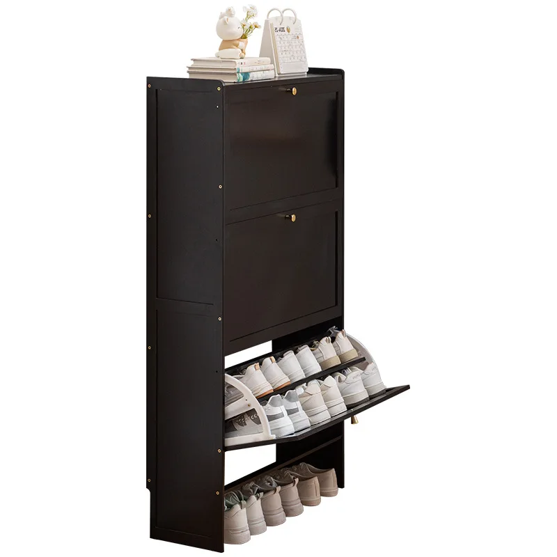 

Household door shoe cabinet high vertical entry cabinet integrated cabinet door corridor with extremely narrow entry bucket
