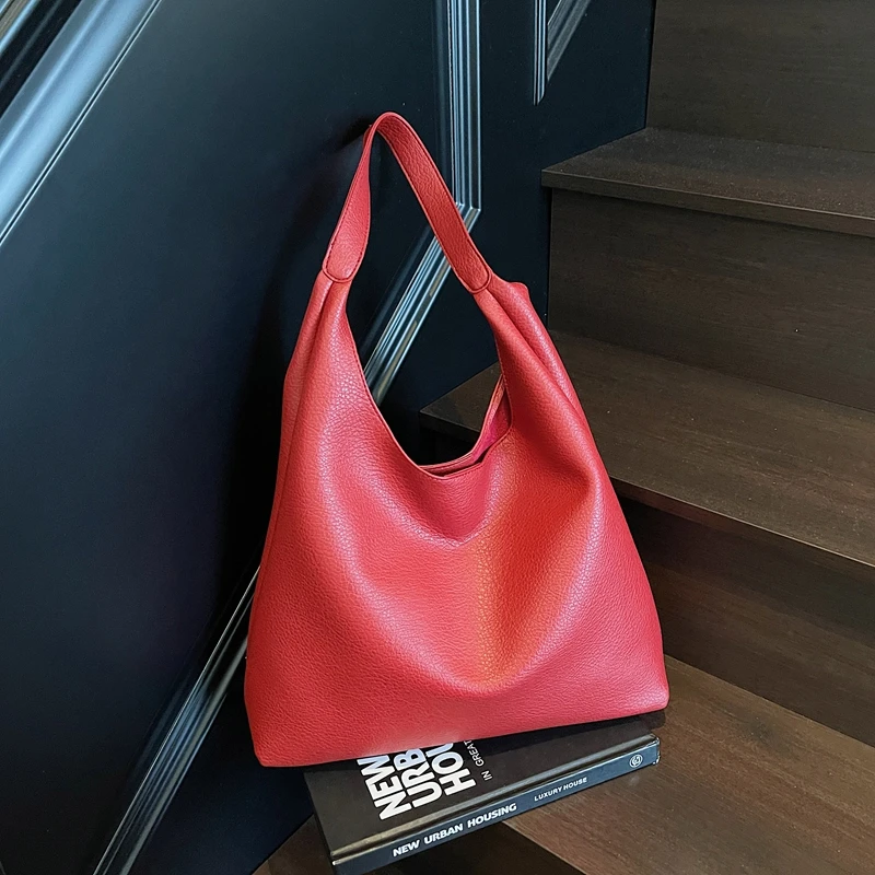 

2 Sets Luxury Designer Handbag Large Capacity Tote Women 2025 Trends Black Shoulder Bag Pu Leather Shopping Bag Sac A Main
