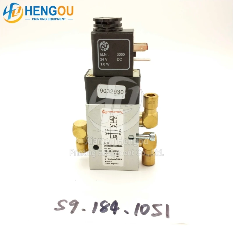 Free Shipping S9.184.1051/02 Valve 24DC 1-7W 4/2-Way Valve 9092930 SM102 CD102 Machine S9.184.1051