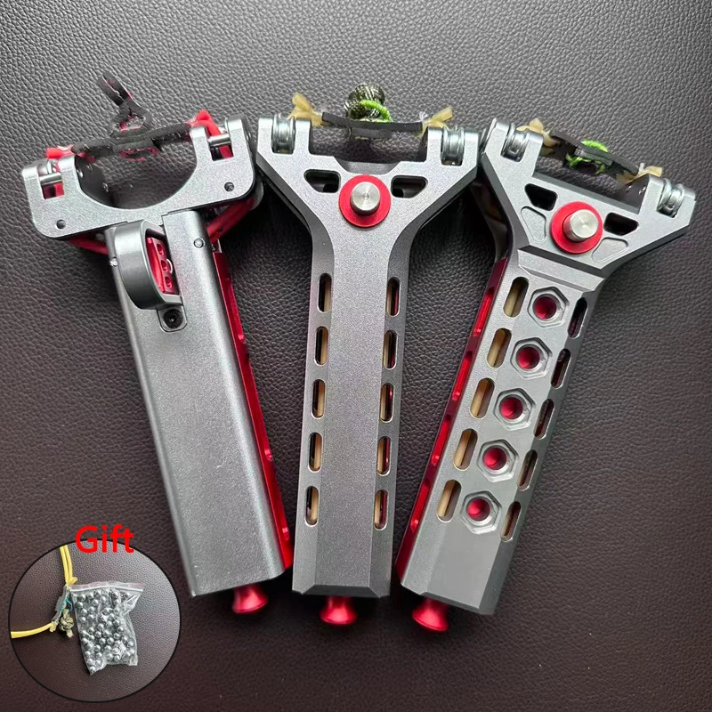 Outdoor Portable EDC Metal CNC Material Automatic Loading Rapid Fire Launch Toy Camping Hunting Tool