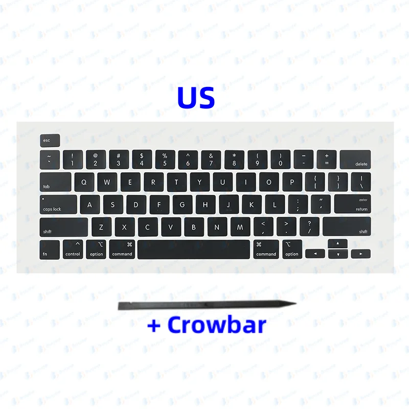 Original New Keyboard Keycaps For MacBook Pro A2141 A2289 A2251 English US UK Russian Spain French A2141 A2289 A2251 Key Cap