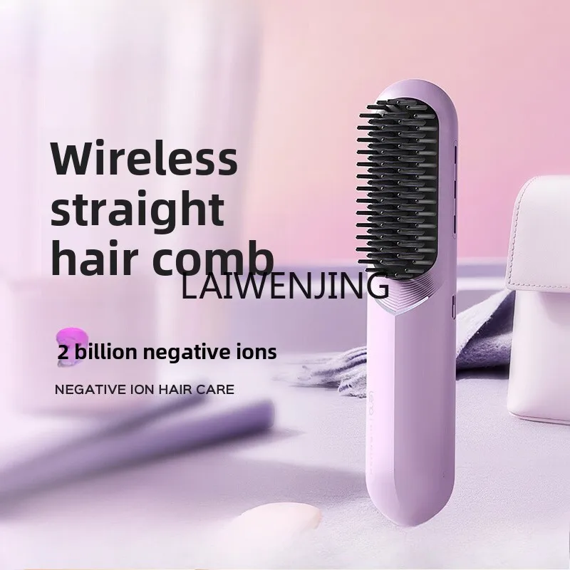 

MJY wireless hair straightener negative ion long-lasting styling usb charging portable hair straightener comb