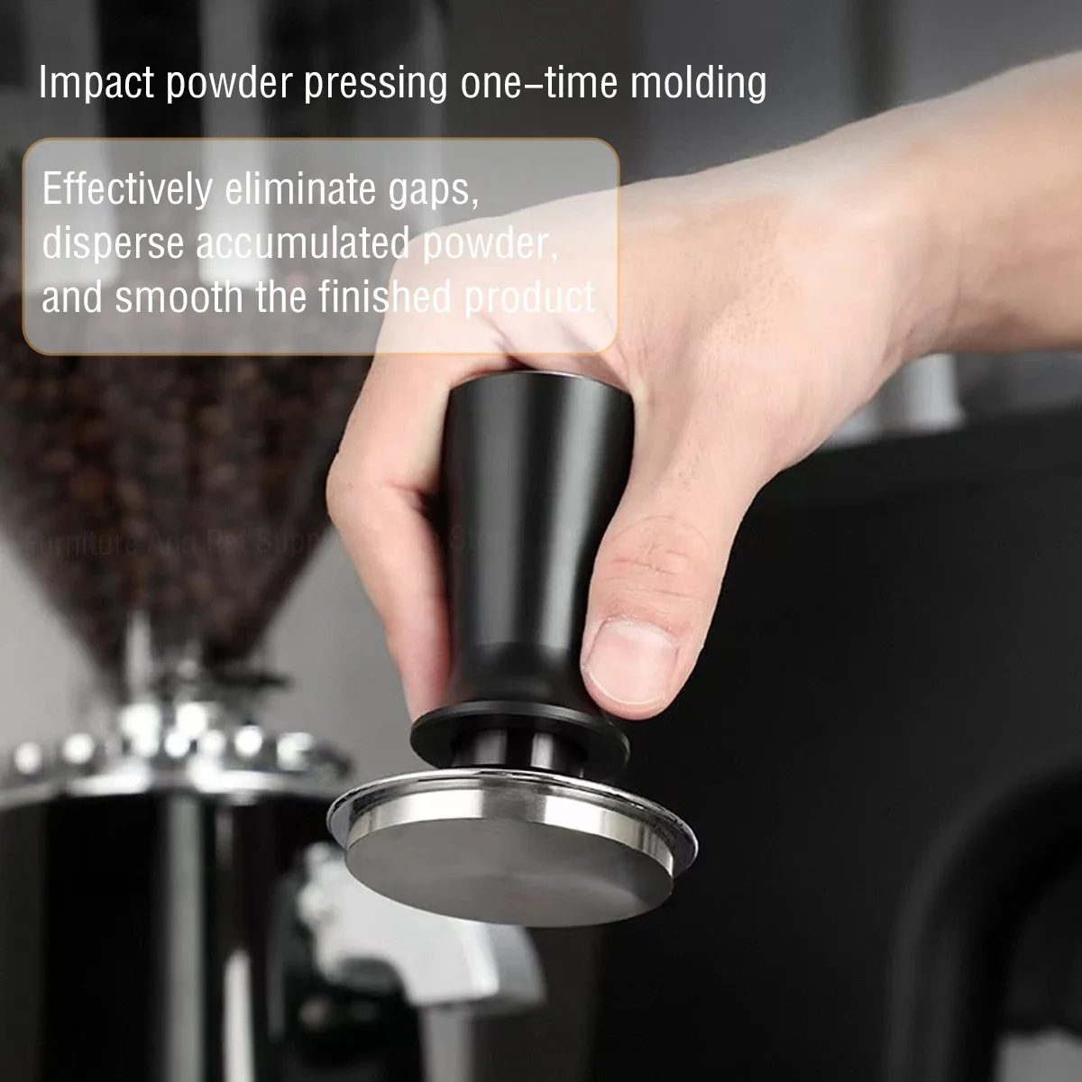 Coffee pot constant pressure 51MM 53MM 58MM calibration 30Lbs for espresso stainless steel accessories barista powder press