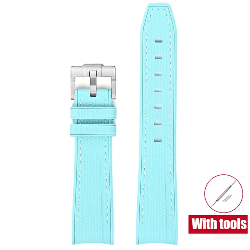 Gummi-Armband für Swatch X Omega Joint MoonSwatch, wasserdichtes Sport-Uhrenarmband, 20 mm, gebogenes Silikon-Endband für Männer und Frauen