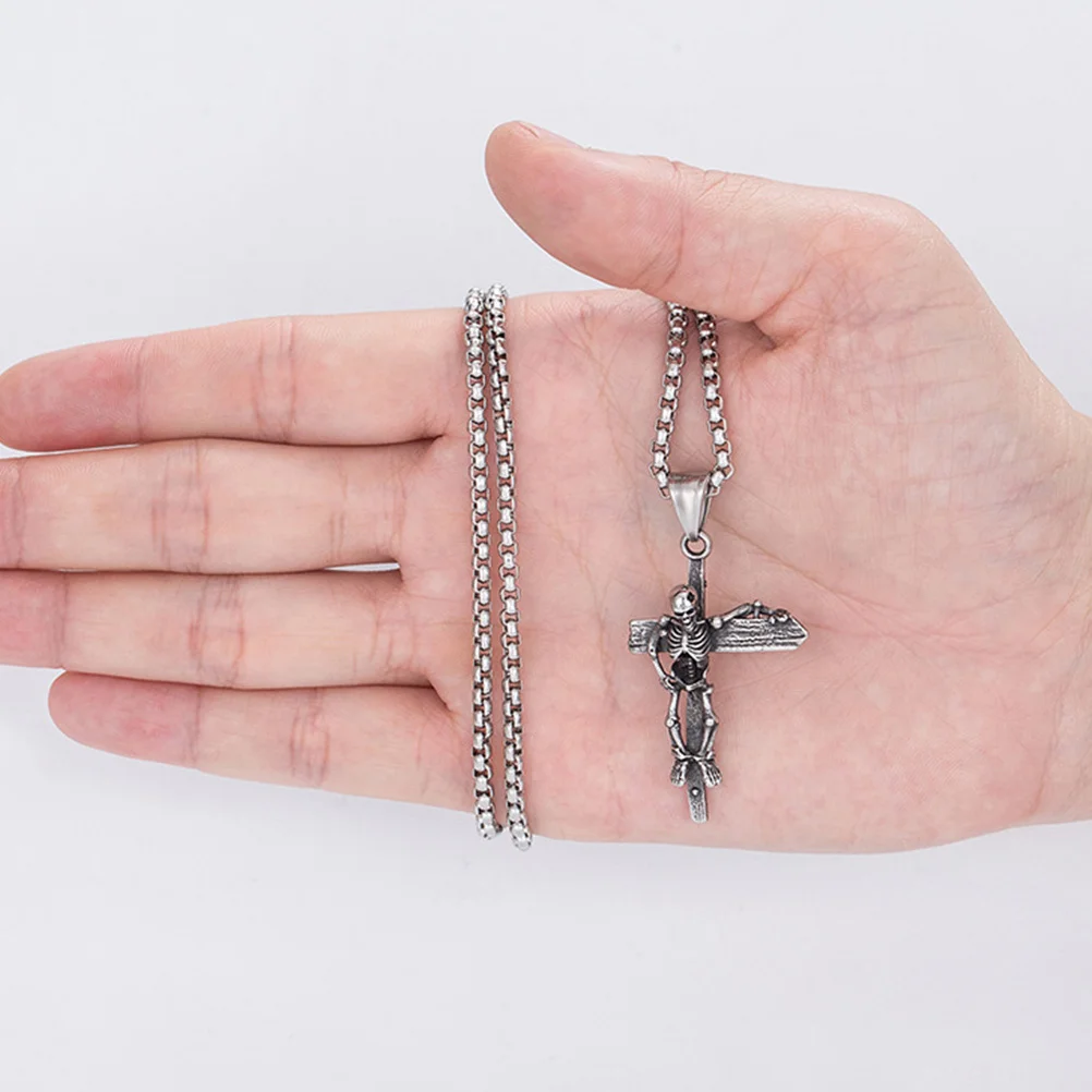 

Retro Necklace for Man Mens Pendant 316 Stainless Steel Necklaces Father Chain