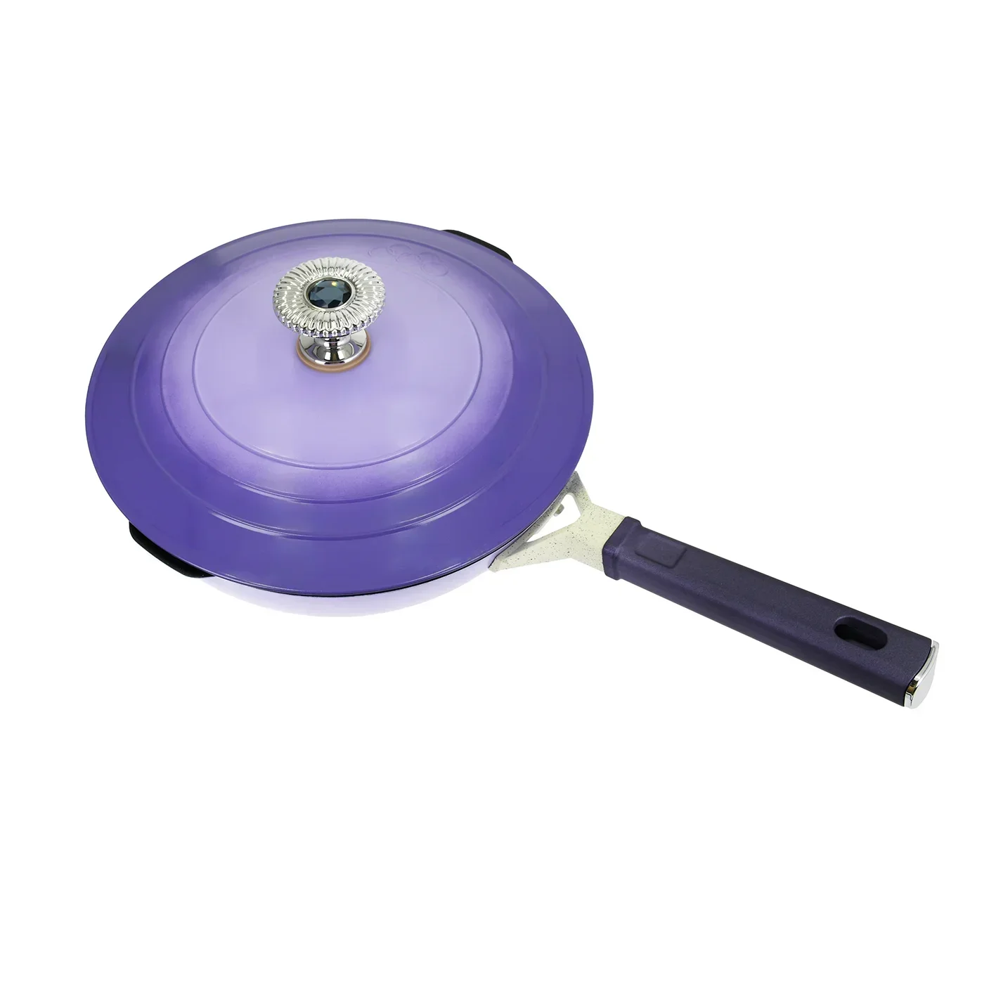 Non stick frying pan，Lady's Health Frying Pan, Purple Pan for Ladies, Gifts for Friends and Family, Universal Pot, Cookware