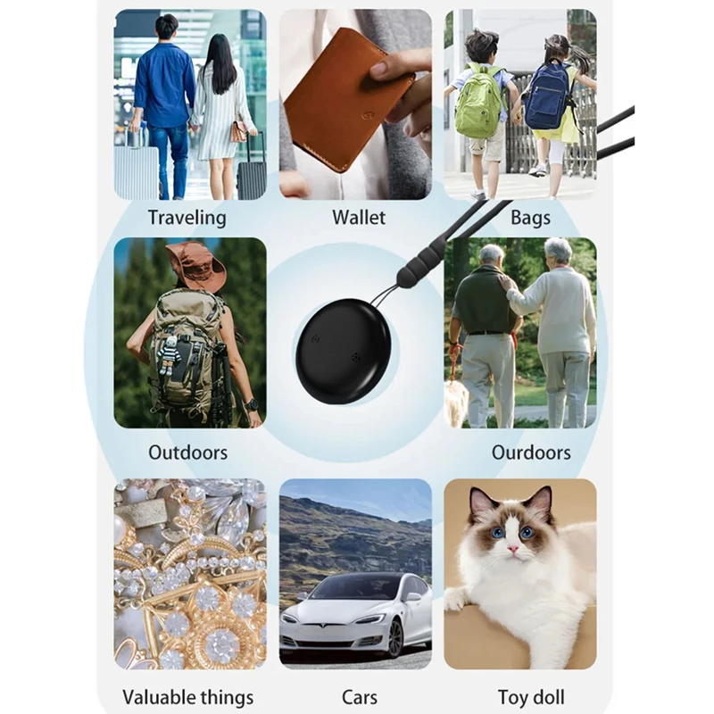 Xiaomi GPS Tracker Smart Bluetooth Airtag locator Work with Apple Find My APP ITag Anti-Lost Reminder For Car Key Pet Kid Finder