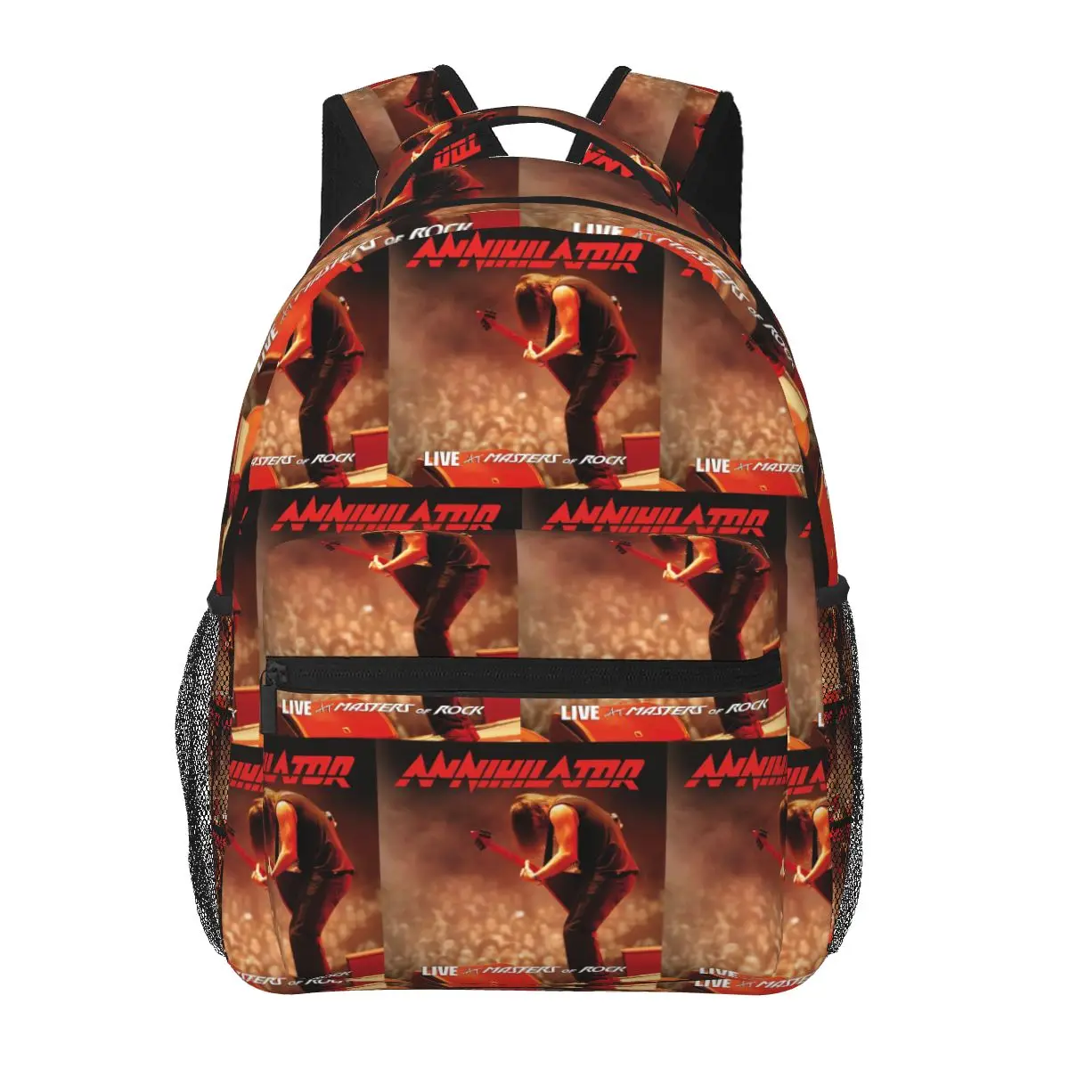 Band Annihilator Live At Masters Of Rock Album Cover Backpacks Boys Girls Bookbag Students School Bags Rucksack Shoulder Bag