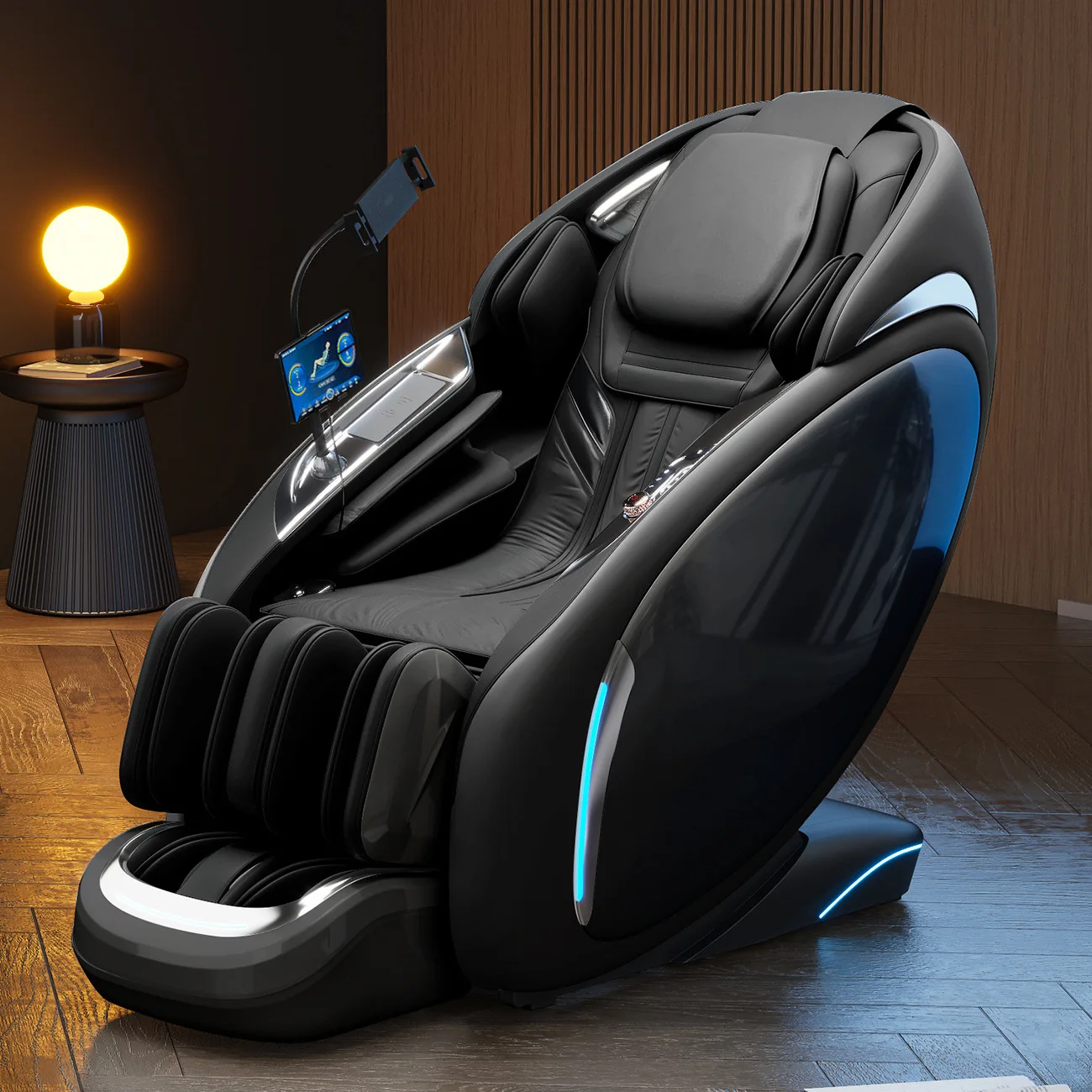 Music Voice Smart air Bags Compress Whole Body Vibration Knead Relieve Fatigue Modern Zero Gravity Massage Chair