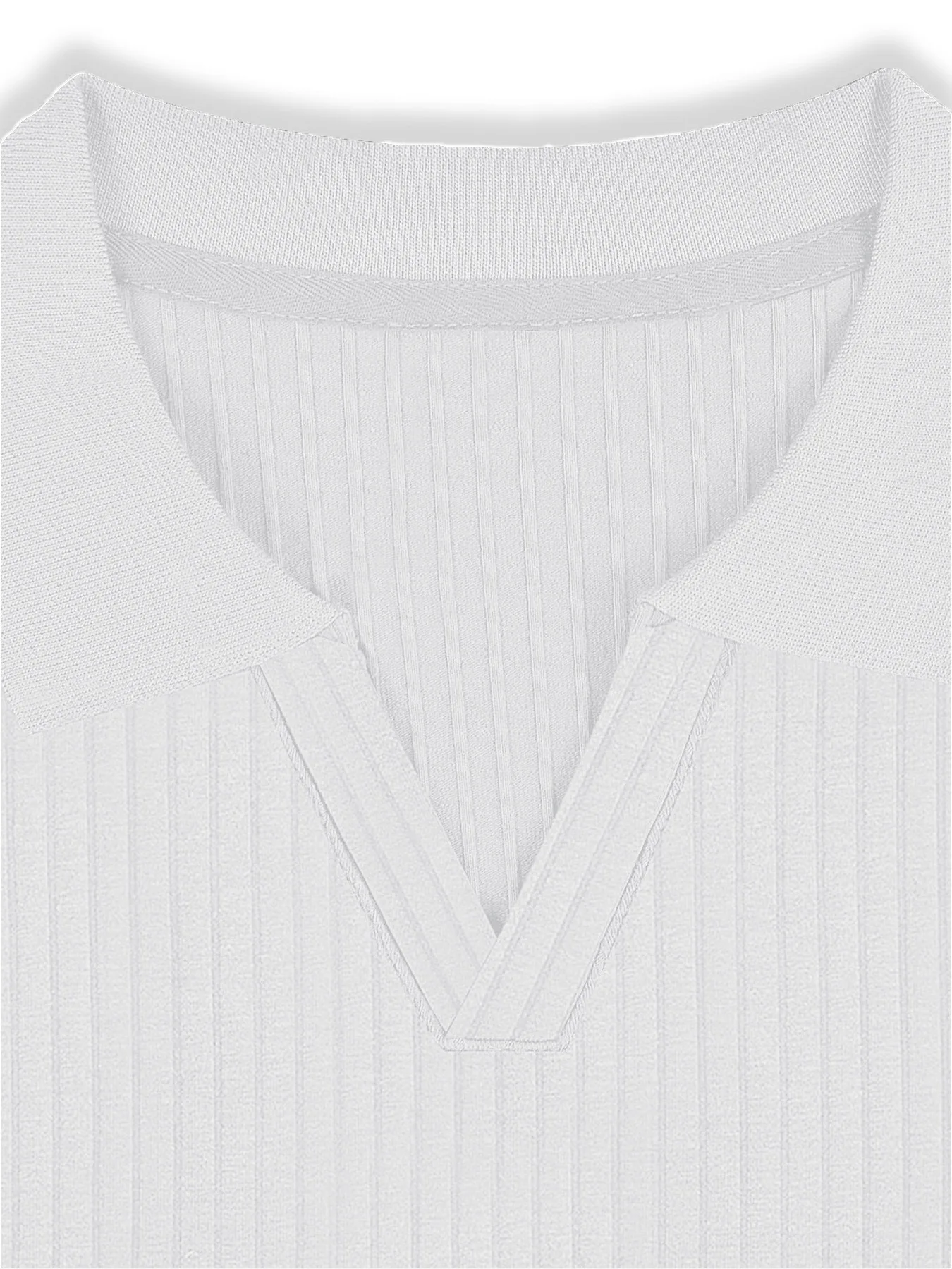 Neues Sommer-Herren-Freizeit-Poloshirt mit Kragen, V-Ausschnitt und Kurzen Ärmeln für den Täglichen Gebrauch – Detail 31
