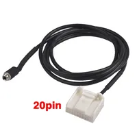 3.5mm 20pin Car AUX Audio Music AUX Cable Input Adapter For Toyota Camry Corolla Reiz RAV4 Highlander