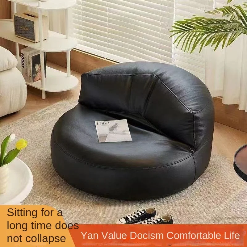 

Lazy Sofa For Lounging Home Living Room Sofas Balcony Small Apartment Bean Bag Tatami Single Sofa Furniture Couch Sofa Bed 2025