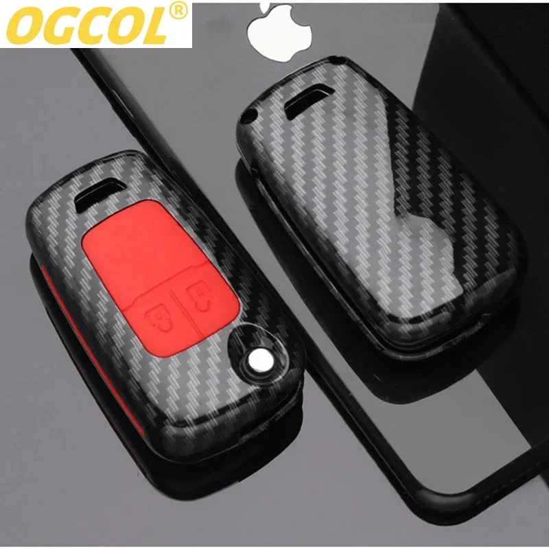 ABS Carbon fiber Car Flip Key Case Cover For Buick Chevrolet Cruze Opel Vauxhall Mokka Encore Astra Corsa E Insignia Zafira G H