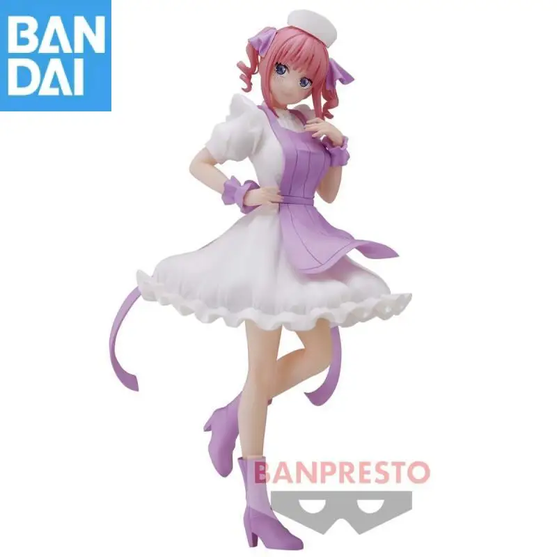 Bandai Namco Banpresto The Quintessential Quintuplets Nurse Nakano Ichika Nino Miku Yotsuba Itsuki Anime Figure Model Toy Gift