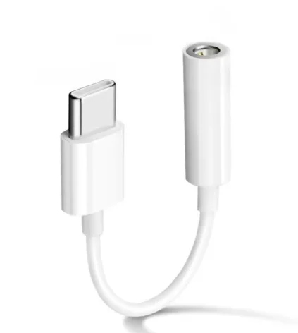 USB C to 3.5mm Headphone Jack Adapter Type C Port Audio Aux Cable Dongle Compatible with iPhone 16/15/15 Plus/15 Pro/15 Pro Max/