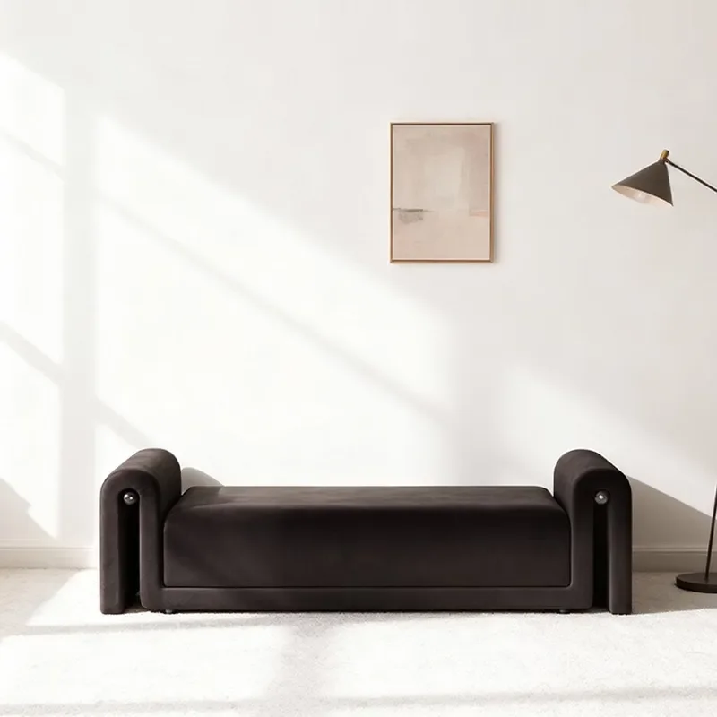 for Light Luxury Style Bench Model Room Living Room Sofa Stool Clothing Store Designer Creative Shoe Changing Stool Bedroom