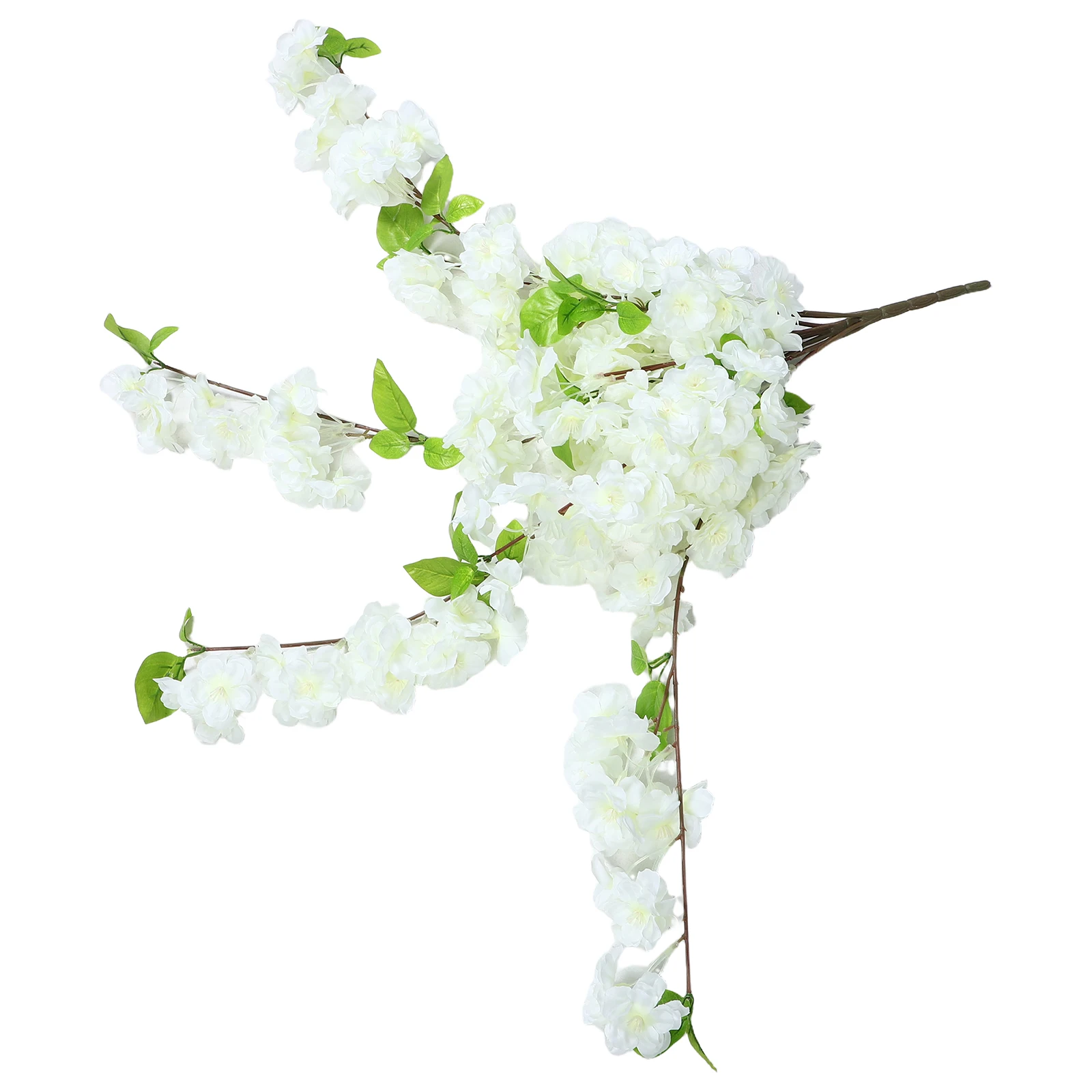 

Simulated Cherry Blossom Vine Decorative Artificial Flower Branches for Wedding Arch Home Wall Hanging Fake Floral Decorations