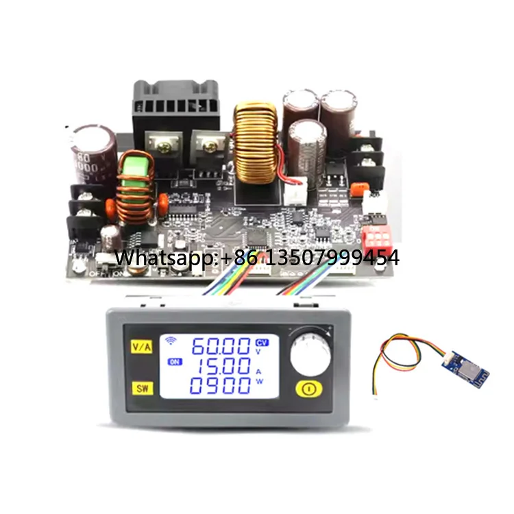 modulo-buck-dc-dc-regolabile-60v-48v-36v-con-comunicazione-di-rete-alimentatore-per-batterie-al-litio-ricarica-a-corrente-costante-display