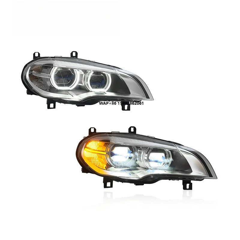

2 Unit LED Headlights Car Accessories Suitable for Auto Lighting Systems the 07-13 X5 Headlight Assembly E70 Car Led Lights