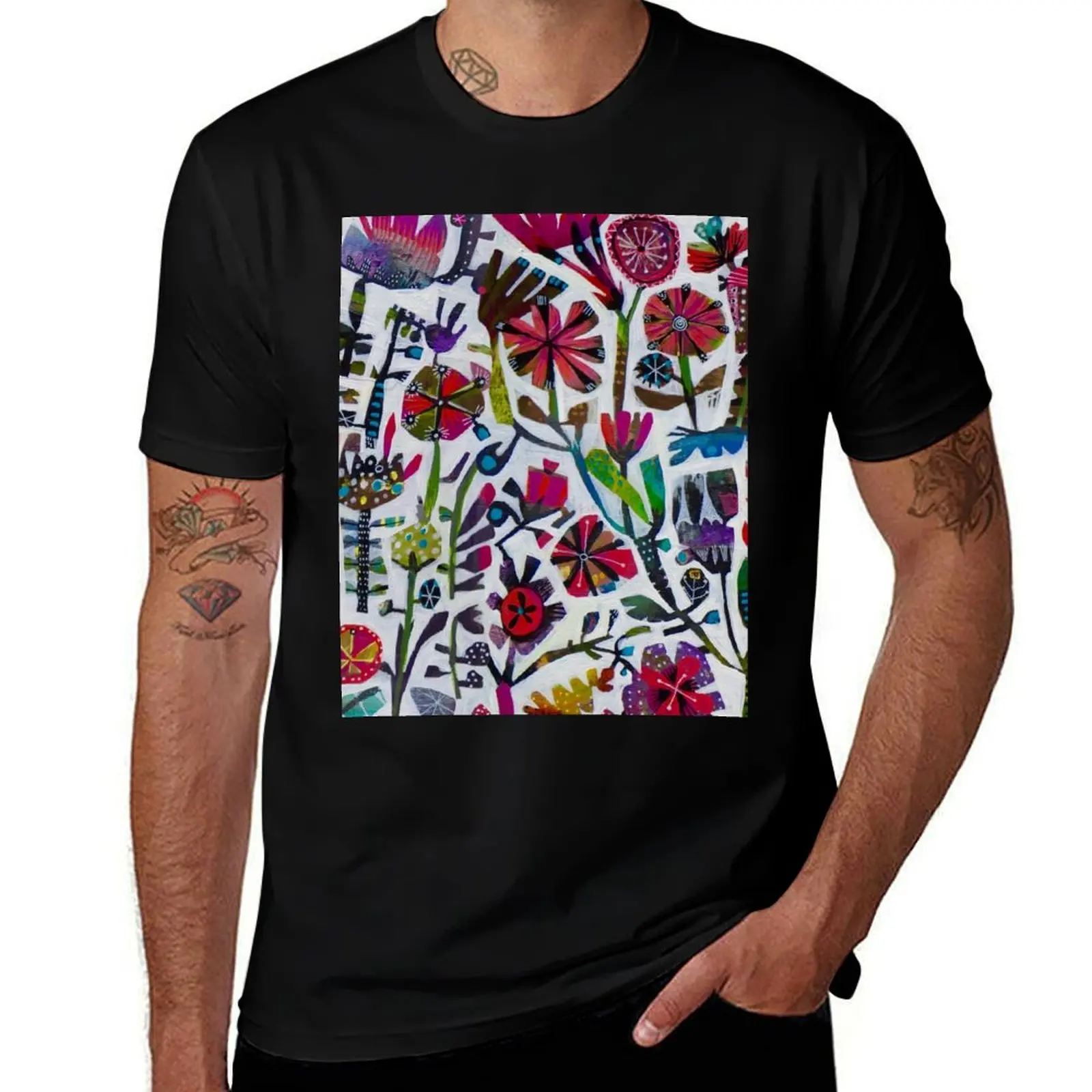 

Wild Flowers T-Shirt funny t shirts dark humor graphic t shirts for man t shirts designer T-shirt
