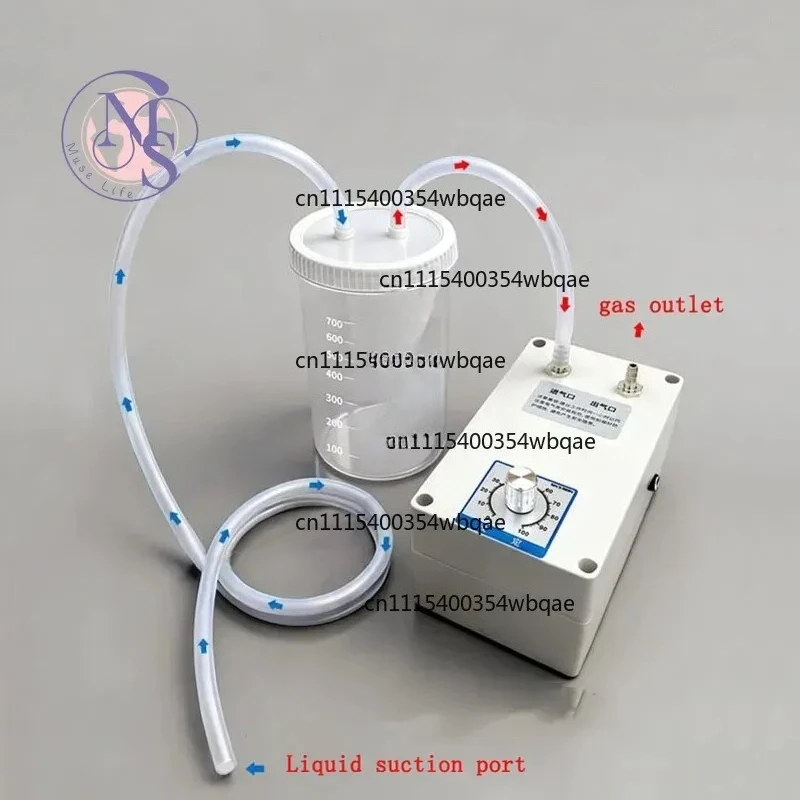 12V Mini Electric Vacuum Pump for Lab Filtration with Adjustable Negative Pressure 1000mL Sealed Filtration Bottle