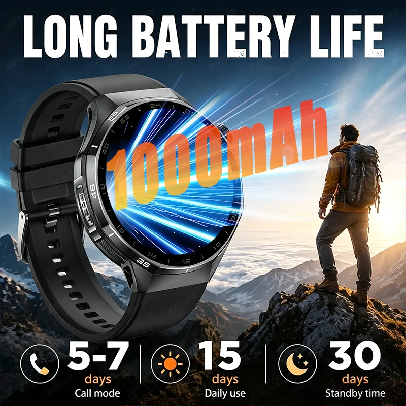 2026 new outdoor extreme sports smartwatch,1.7-inch high-definitionlargescreen,heartrate monitoring,sleepmonitoring,stepcounting