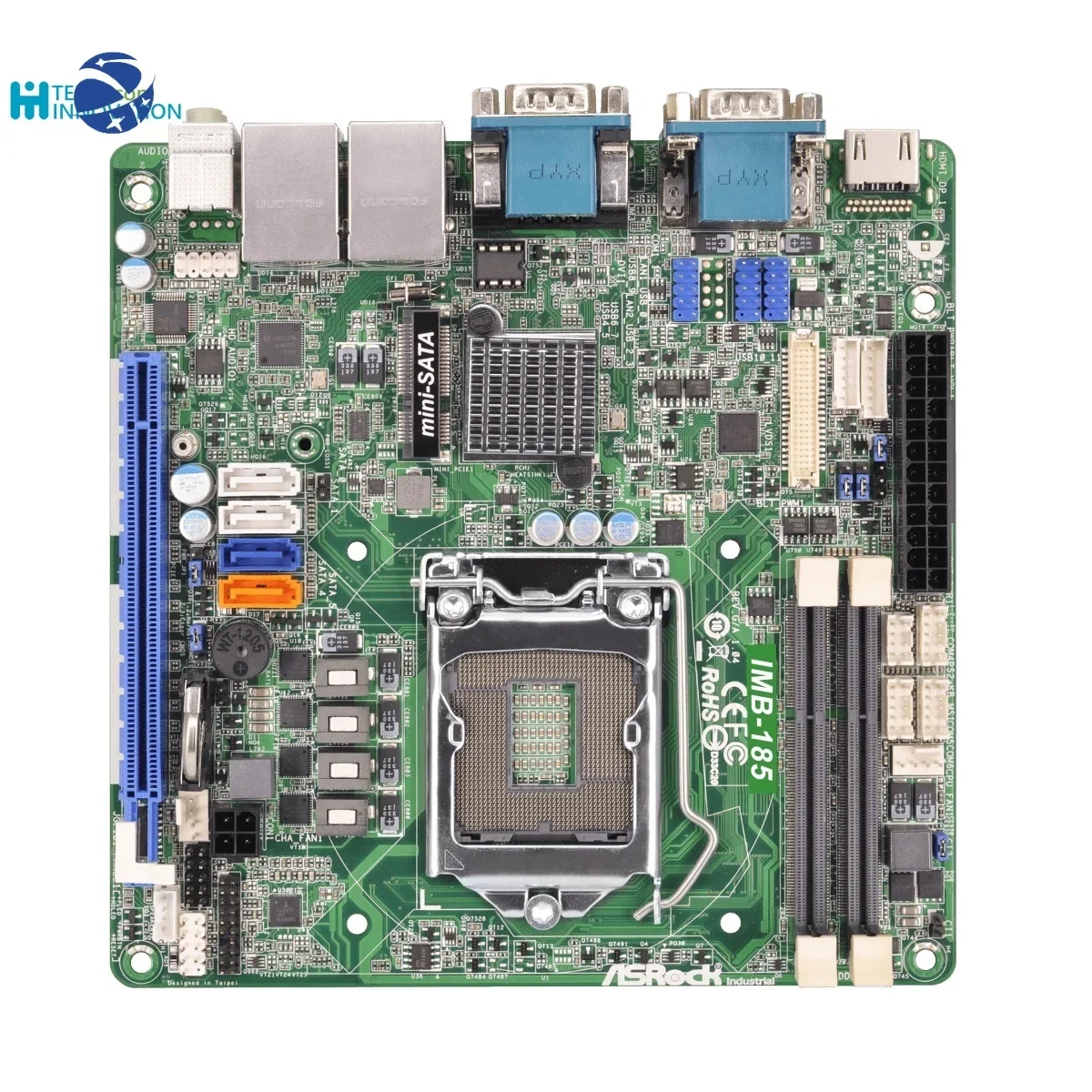 

Embedded Industrial Control MINI-ITX motherboard Socket LGA1150 Haswell with H81 Chipset IMB-185 for Asrock