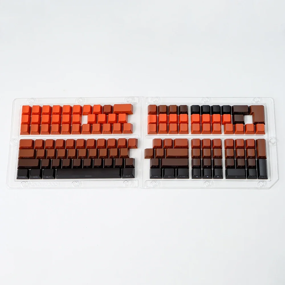 Hongyun Dangtou side engraved transparent keycap original height PBT two-color process 61/75/87/108