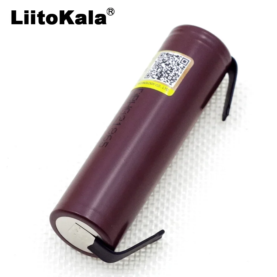 Liitokala 100% New HG2 18650 3000mAh Rechargeable battery 18650HG2 3.6V discharge 20A Power batteries + DIY Nickel