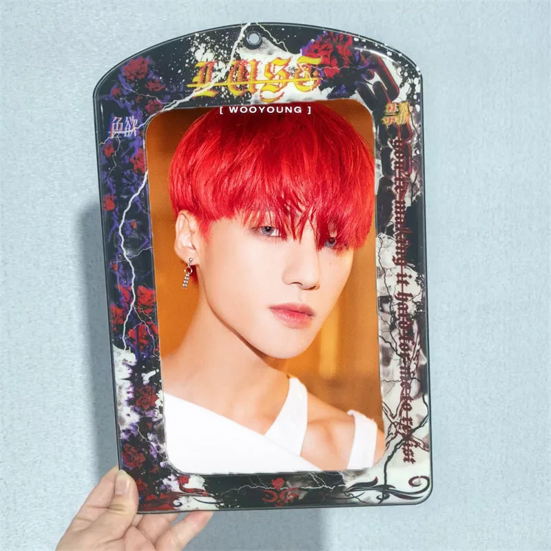 Kpop A4 Poster Girl Jumbo Card Holder Card Holder Backpack Hanging Decorative Small Card Organizer Star Organizer Card Holder